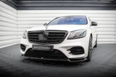 Splitter Przedni V.1 Mercedes-Benz S AMG-Line W222 Facelift Maxton największy sklep tuningowy w Polsce!
