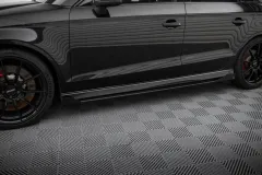 Dokładki progów Street Pro V.1 + Flaps Audi RS3 Sedan 8V Facelift Maxton największy sklep tuningowy w Polsce!
