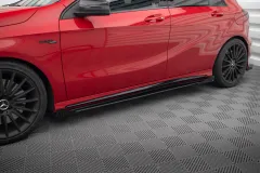 Dokładki progów Street Pro + Flaps Mercedes-Benz A 45 AMG W176 Facelift Maxton największy sklep tuningowy w Polsce!