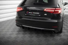 Dokładka Tylna Audi A3 Sportback 8V Facelift (Wersja z podwójnym wydechem z jednej strony) Maxton największy sklep tuningowy w Polsce!
