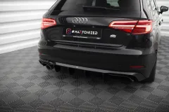 Dokładka Tylna Audi A3 Sportback 8V Facelift (Wersja z pojedynczym wydechem z jednej strony) Maxton największy sklep tuningowy w Polsce!