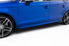 Dokładki progów Street Pro + Flaps Audi S3 / A3 S-Line Sedan 8V Maxton największy sklep tuningowy w Polsce!