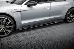 Dokładki Progów Porsche Taycan Sport Design / Taycan 4 Sport Design / Taycan 4S Design / Taycan GTS Sport Design Mk1  Maxton największy sklep tuningowy w Polsce!