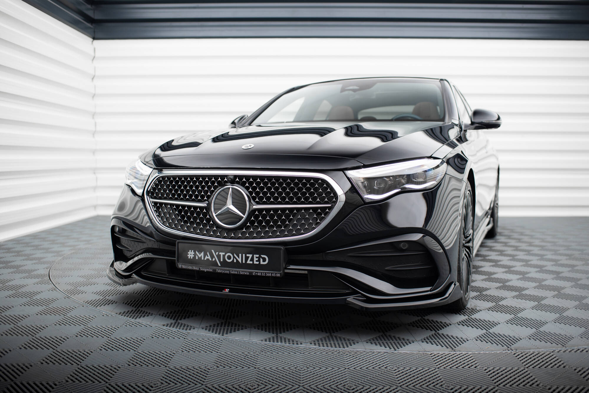 Splitter Przedni V.1 Mercedes-Benz E AMG-Line W214 Maxton największy sklep tuningowy w Polsce!