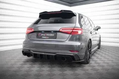 Dokładka Tylna Audi A3 S-Line Sportback 8V Facelift (Wersja z pojedynczymi wydechami z dwóch stron) Maxton największy sklep tuningowy w Polsce!
