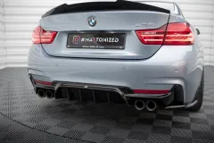 Dokładka Tylna BMW 4 Coupe / Gran Coupe / Cabrio M-Pack F32 / F36 / F33 (Wersja z podwójnymi wydechami z dwóch stron) Maxton największy sklep tuningowy w Polsce!