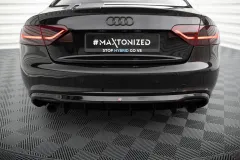 Dokładka Tylna Audi A5 Coupe / Cabrio S-Line 8T (Wersja z pojedynczymi wydechami z dwóch stron) Maxton największy sklep tuningowy w Polsce!