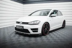 Splitter Przedni V.5 + Flaps Volkswagen Golf R / R-Line Mk7 Maxton największy sklep tuningowy w Polsce!
