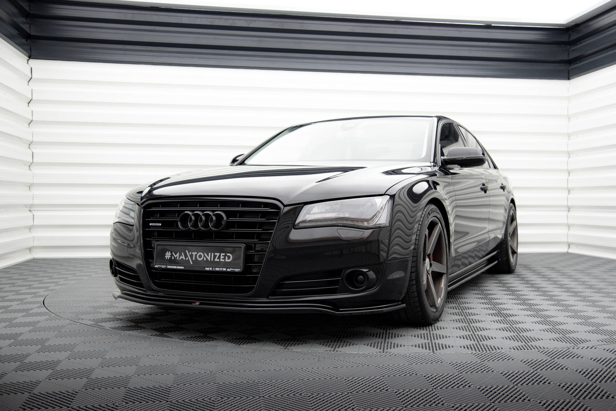 Zestaw Splitterów Audi A8 D4 Maxton największy sklep tuningowy w Polsce!