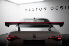 Karbonowy Spoiler Z Wewnętrznymi Wspornikami + LED Volkswagen Jetta GLI Mk7 Maxton największy sklep tuningowy w Polsce!