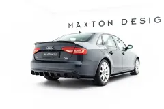 Dokładka Tylna Audi A4 B8 Facelift (Wersja z podwójnym wydechem z jednej strony) Maxton największy sklep tuningowy w Polsce!