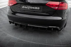 Dokładka Tylna Audi A4 B8 (Wersja z podwójnym wydechem z jednej strony) Maxton największy sklep tuningowy w Polsce!