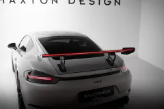 Karbonowy Spoiler Z Wewnętrznymi Wspornikami V.2 + LED Porsche 718 Cayman 982c Maxton największy sklep tuningowy w Polsce!
