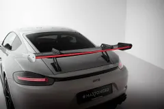 Karbonowy Spoiler Z Górnymi Mocowaniami V.1 + LED Porsche 718 Cayman 982c Maxton największy sklep tuningowy w Polsce!
