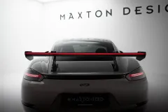 Karbonowy Spoiler Z Górnymi Mocowaniami V.2 + LED Porsche 718 Cayman 982c Maxton największy sklep tuningowy w Polsce!