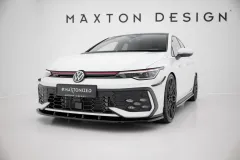 Splitter Przedni V.1 Volkswagen Golf GTI / GTE / R-Line Mk8 Facelift Maxton największy sklep tuningowy w Polsce!