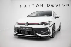 Splitter Przedni V.4 Volkswagen Golf GTI / GTE / R-Line Mk8 Facelift Maxton największy sklep tuningowy w Polsce!