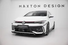 Splitter Przedni V.2 + Flaps Volkswagen Golf GTI / GTE / R-Line Mk8 Facelift Maxton największy sklep tuningowy w Polsce!