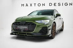 Splitter Przedni Street Pro + Flaps Audi S3 Sportback / A3 S-line Sportback 8Y Facelift Maxton największy sklep tuningowy w Polsce!