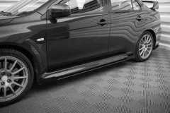 Dokładki progów Street Pro + Flaps Mitsubishi Lancer EVO X Maxton największy sklep tuningowy w Polsce!