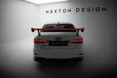 Karbonowy Spoiler Z Zewnętrznymi Wspornikami + LED Audi A3 / A3 S-Line / S3 / RS3 Sedan 8V / 8V Facelift Maxton największy sklep tuningowy w Polsce!