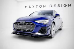 Splitter Przedni Street Pro + Flaps Audi A3 S-Line Sedan / S3 Sedan 8Y Facelift Maxton największy sklep tuningowy w Polsce!