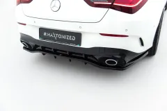 Splitter Tylny (Z Dyfuzorem) Mercedes-AMG CLA 35  / 45  Coupe / Shooting Brake C118 Facelift / X118 Facelift Maxton największy sklep tuningowy w Polsce!