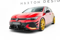 Splitter Przedni V.2 Volkswagen Golf GTI Clubsport Mk8 Facelift Maxton największy sklep tuningowy w Polsce!