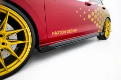 Dokładki progów Street Pro + Flaps Volkswagen Golf GTI Clubsport Mk8 Facelift Maxton największy sklep tuningowy w Polsce!