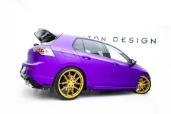 Dokładki Progów V.2 + Flaps Volkswagen Golf R Hatchback Mk8 Facelift Maxton największy sklep tuningowy w Polsce!