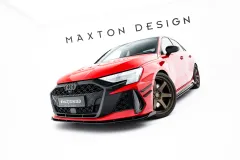 Splitter Przedni Street Pro + Flaps Audi RS3 Sedan 8Y Facelift Maxton największy sklep tuningowy w Polsce!