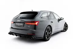 Dokładka Tylna + Atrapa Wydechu Audi A6 Sedan / Avant C8 / C8 Facelift Maxton największy sklep tuningowy w Polsce!