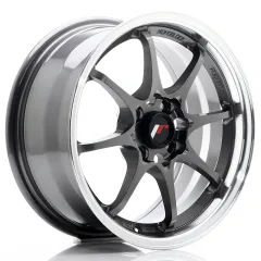 Felga JR Wheels JR5 15x7 4x100 ET35 Gun Metal w/ Machined Lip największy sklep tuningowy w Polsce!