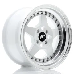Felga JR Wheels JR6 15x8 4x100 ET25 White w/ Machined Lip największy sklep tuningowy w Polsce!