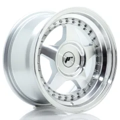 Felga JR Wheels JR6 15x8 (3/4/5 śrub) ET25 Silver Machined Face Blank największy sklep tuningowy w Polsce!