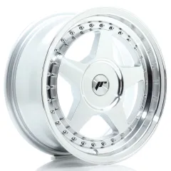 Felga JR Wheels JR6 16x7 (3/4/5 śrub) ET20-35 Silver Machined Face Blank największy sklep tuningowy w Polsce!