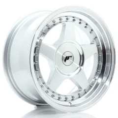 Felga JR Wheels JR6 16x8 (3/4/5 śrub) ET10-30 Silver Machined Face Blank największy sklep tuningowy w Polsce!