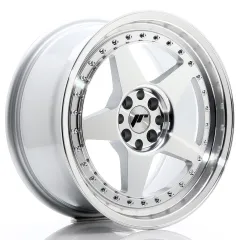 Felga JR Wheels JR6 17x8 4x100/4x114,3 ET35 Silver Machined Face największy sklep tuningowy w Polsce!