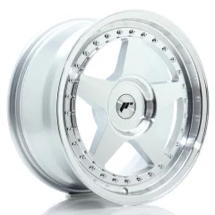Felga JR Wheels JR6 17x8 (3/4/5 śrub) ET20-35 Silver Machined Face Blank największy sklep tuningowy w Polsce!