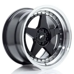 Felga JR Wheels JR6 18x10,5 5x114,3/5x120 ET25 Gloss Black w/ Machined Lip największy sklep tuningowy w Polsce!