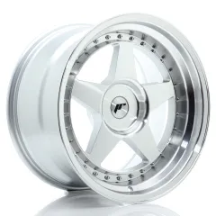 Felga JR Wheels JR6 18x10 (3/4/5 śrub) ET0-25 Silver Machined Face Blank największy sklep tuningowy w Polsce!