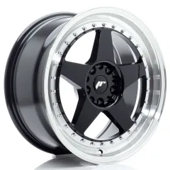 Felga JR Wheels JR6 18x8,5 5x114,3/5x120 ET22 Gloss Black w/ Machined Lip największy sklep tuningowy w Polsce!
