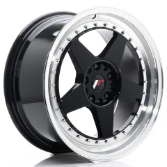 Felga JR Wheels JR6 18x8,5 5x114,3/5x120 ET22 Gloss Black w/ Machined Lip największy sklep tuningowy w Polsce!