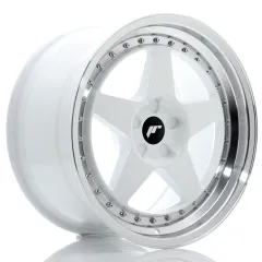 Felga JR Wheels JR6 18x9,5 (5 śrub) ET20-40 White w/ Machined Lip Blank największy sklep tuningowy w Polsce!