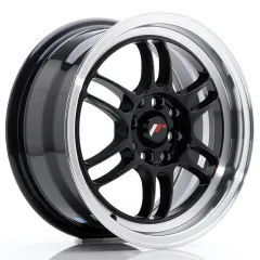 Felga JR Wheels JR7 15x7 4x100/4x114,3 ET38 Gloss Black w/ Machined Lip największy sklep tuningowy w Polsce!
