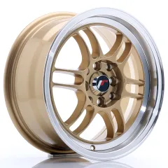 Felga JR Wheels JR7 15x7 4x100/4x114,3 ET38 Gold w/ Machined Lip największy sklep tuningowy w Polsce!
