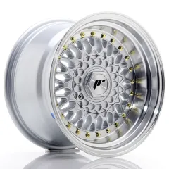Felga JR Wheels JR9 15x9 (3/4/5 śrub) ET10 Silver w/ Machined Lip Blank największy sklep tuningowy w Polsce!