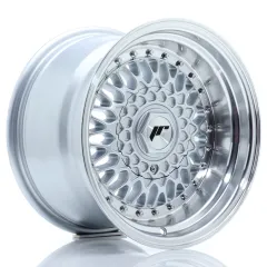 Felga JR Wheels JR9 15x9 4x100/4x108 ET10 Silver w/ Machined Lip+Silver Rivets największy sklep tuningowy w Polsce!