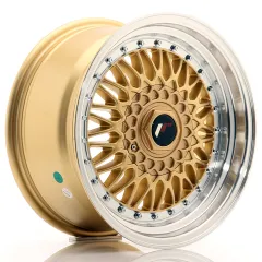 Felga JR Wheels JR9 16x8 4x100/4x108 ET25 Gold w/ Machined Lip największy sklep tuningowy w Polsce!