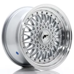 Felga JR Wheels JR9 16x8 4x100/4x108 ET25 Silver w/ Machined Lip+Silver Rivets największy sklep tuningowy w Polsce!